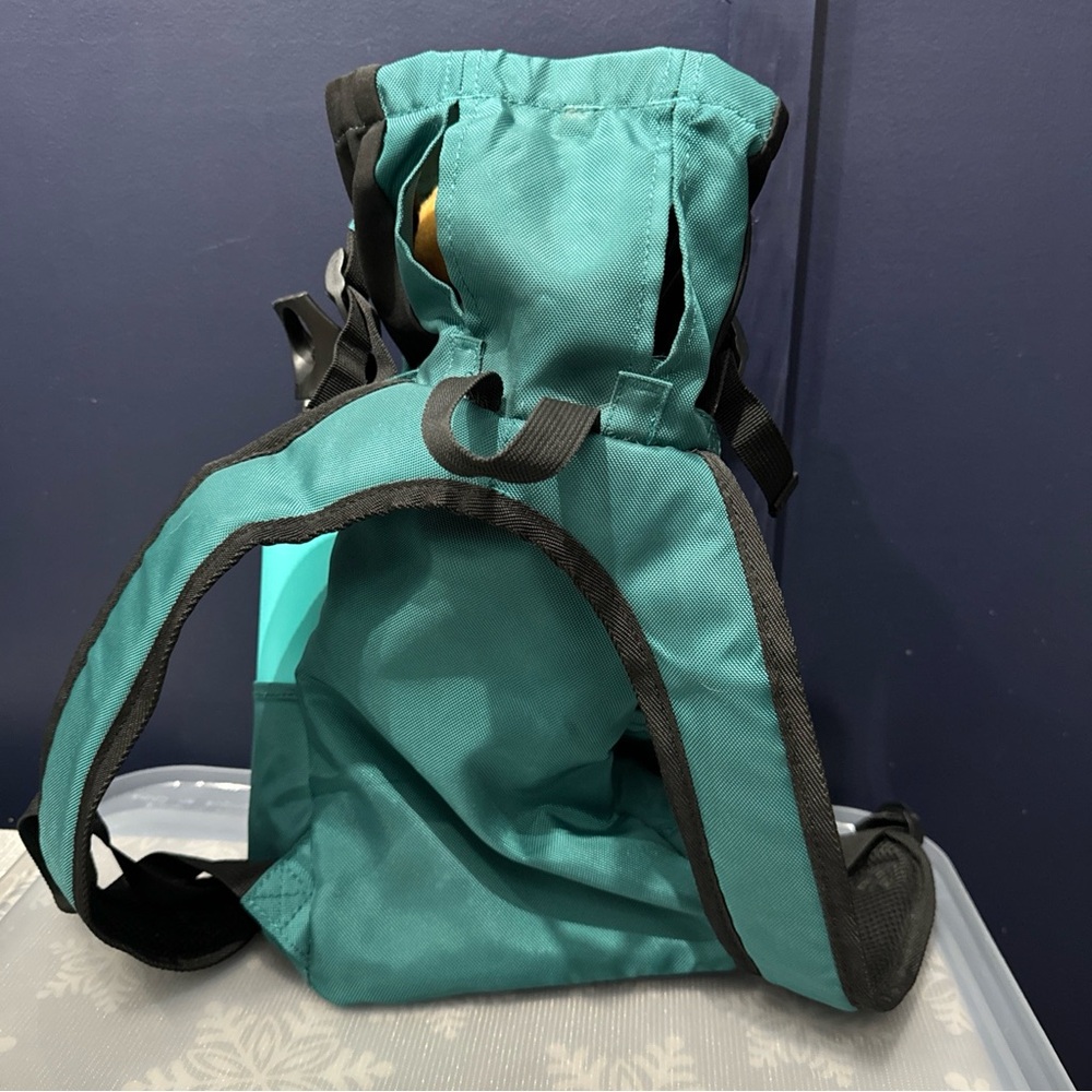 K9 Sport Sack Trainer Dog Backpack Carrier hike Teal for Small Dogs toy poodle - Picture 7 of 16